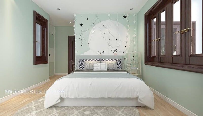 Mẫu giường ngủ bé trai đẹp gỗ An Cường cho chung cư, nhà phố, biệt thự...