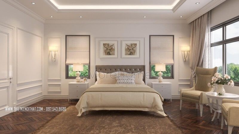 .
Giường ngủ được làm từ chất liệu cốt gỗ tự nhiên được phun sơn cao cấp, có khả năng chống mối mọt, chống ẩm và độ bền cao.